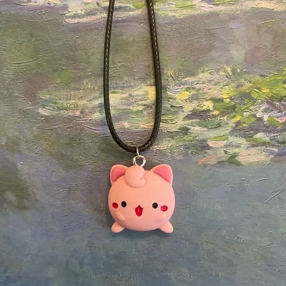Handmade Pokémon necklaces Pikachu Jigglypuff Eevee Bulbasaur 2/$15 mix n match - Picture 2 of 4